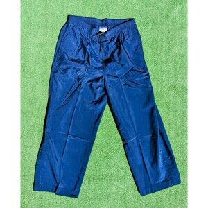 LL Bean Womens Small STRETCHED Waist Waterproof Windbreaker Hiking Outdoor Pants